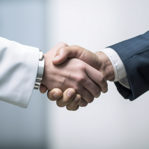 Dois advogados analisando documentos